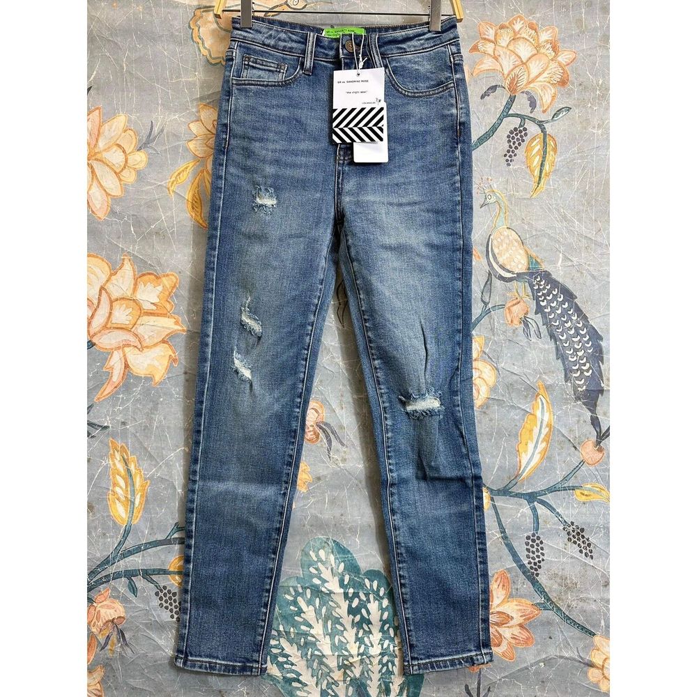 Sandrine Rose x Free People Women’s Jeans Snow Ripped” Size 25